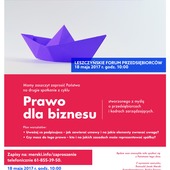 Prawo dla Biznesu - II edycja bezpłatnych warsztatów