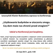 Użytkowanie budynków w otoczeniu smogu - konferencja