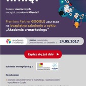 Akademia e-marketingu - Zapraszamy 24.05.2017 r.