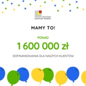Pozyskaliśmy dofinansowanie!