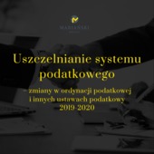 Uszczelnianie systemu podatkowego – zmiany w ordynacji podatkowej i innych ustawach podatkowych 2019
