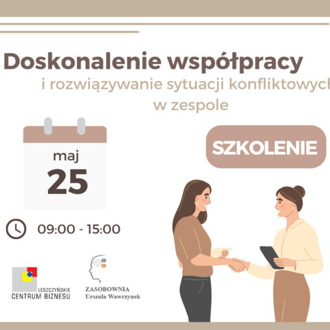 Szkolenie - Doskonalenie współpracy i rozwiązywanie sytuacji konfliktowych w zespole