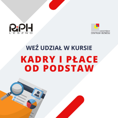 Kurs KADRY I PŁACE w RIPH w Lesznie