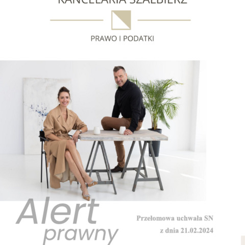 Najnowszy alert prawny