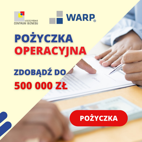 Rusza nabór wniosków na pożyczkę operacyjną