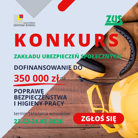 Nabór wniosków na poprawę bezpieczeństwa i higieny pracy