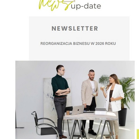 Newsletter prawno-podatkowy