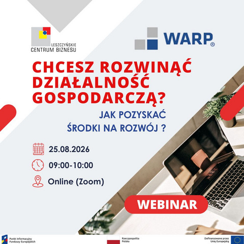 LCB zaprasza na webinarium!